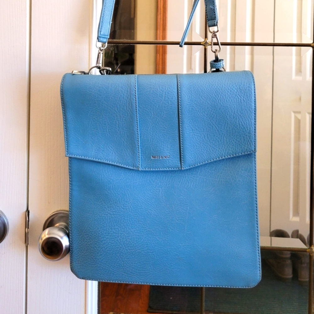 Matt & Natt Dwell Shoulder bag Light- Blue